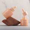 Nova Frasco conta-gotas de Vidro 30ml Fundo Espesso Frasco de Óleo Essencial 50ml Frasco de Cuidados com a Pele Cosmético Solução Original 15ml