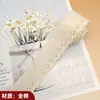 Nuevo material de encaje de algodón bordado de 2.5 cm para ropa hecha a mano DIY, borde de falda calado, accesorios para textiles del hogar