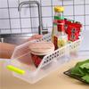Cajón de fácil clasificación, caja organizadora de artículos diversos, caja de almacenamiento de cocina de plástico, caja de almacenamiento de refrigerador engrosada transparente