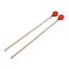 Mq-06 Baquetas Intermediárias para Marimba Baquetas para Xilofone Cabo de Madeira de Bordo Envolto com Lã Baquetas de Tambor Baquetas para Marimba Baquetas para Marimba