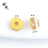 Cuentas Espaciadoras de Circonita Microincrustada de Color Duradero, Cuentas Espaciadoras con Forma de Ola, Accesorios para Pulseras y Collares de Cristal para Bricolaje