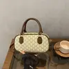 Fábrica direta de comércio exterior estilo coreano 2026 nova moda bolsa transversal de ombro grande capacidade com letras estampadas