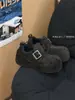 Mollykiki Versão Coreana Sapatos Femininos com Salto Plataforma Aumentadores de Altura Lançamento Primavera 2026 Novos Antiderrapantes Casuais Slip-On Estilo Birkenstock Tendência