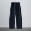 Calças de Perna Larga Personalizadas para Mulheres, Moda Outono Versátil Calças Sickle, 2026 Novas Calças Casuais de Cintura Alta com Caimento Solto