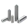 Tornillos prisioneros ranurados Gb71 al por mayor Acero inoxidable 304 Tornillos de máquina ranurados con extremo cónico M1.6 M2 M3 M4 M5 M10 Tornillos prisioneros