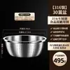 Cesta Drenadora de Acero Inoxidable al por Mayor, Colador Grueso para Cocina Doméstica, Juego de Recipientes para Lavar Arroz y Filtrar Agua