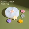 Molde de Silicona Hecho a Mano DIY Pegamento de Cristal Flor Estéreo Rosa Camelia Loto Hoja de Loto Yeso Fondant