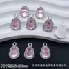 Incrustado con Diamantes, Calabaza de Jade Imitación, Estrella de Cinco Puntas, Cuentas Separadas de Múltiples Agujeros, Superficie de Anillo de Caja Mágica, Pulsera Collar de Cuentas Hecho a Mano para Bricolaje