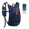 Mochila de trilha leve, respirável e resistente à água, para homens e mulheres, em estoque, para uso transfronteiriço, dobrável e compacta, bolsa de viagem