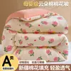Categoría a Algodón Nube de Grado Materno e Infantil Colcha de Algodón Colcha de Primavera y Otoño Colcha de Otoño e Invierno Engrosada Cálida Núcleo de Colcha para Dormitorio de Estudiantes