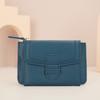 Monedero billetera de piel de vaca clutch de cuero Billetera plegable para mujer mini bolso de cuero genuino bolso con cierre