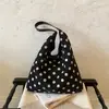 Bolso Casual de Lunares para Mujer, Nuevo Modelo de Verano 2026, Bolso de Hombro de Gamuza, Bolso Tote de Gran Capacidad para el Trabajo