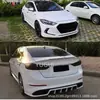 Adecuado para Hyundai 16-18 Hyundai Elantra Kit de Carrocería Pequeño Modificación Nuevo Elantra Splitter Frontal Faldones Laterales Lip Trasero