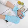 Guantes de protección solar Summer Goddess Horseshoe cortos para ciclismo al aire libre, palma de herradura, manga de seda helada, protección UV para conducción
