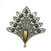 Acessórios DIY material antigo cocar phoenix grande pequeno tamanho asas flor asa asa asa asa asa pedaço de folha de metal