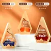 Personalización de Trofeo de Cristal Creativo Madera Maciza Competencia Infantil Medalla de Honor Ceremonia de Premiación de Empleados de Empresa