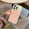 Funda de Teléfono Móvil Tres en Uno Láser de Moda Adecuada para Apple 16Promax Agujero Grande 13/14 Funda Protectora Anticaídas 11/12