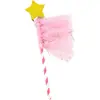 Bandera Decoración Pastel Rosa Azul Borla Estrellas Enchufe Decoración Pastel Tarjeta Plug-in Creativa Decoración Mesa Postres Plug-in