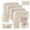 2025 Novas Sacolas Organizadoras Populares para Cosméticos, Mudança, Viagem, Conjunto de Sete Peças para Roupas, Colchas, Roupa Íntima, Desktop Atacado