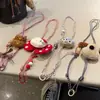 Lindo Dibujo Animado Lazo Muñeca KT Peluche Adornos Colgantes Correa Universal para Teléfono Móvil Llavero de Cámara Cadena Colgante Colgante Lindo