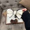 Nuevo Corea del Sur Pinza de Lazo de Doble Cara Lindo Parte Trasera Cabeza de Bola Disco Cabello Horquilla Grande Accesorios para el Cabello