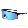 Gafas Deportivas Deportivas de Medio Marco para Ciclismo de Nuevo Producto Transfronterizas Gafas para Correr Gafas de Sol Coloridas Lentes con Recubrimiento al Vacío Lente Integrada