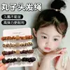 Gomas para el Pelo Brillantes para Niñas Coletas Alta Elasticidad Duraderas Gomas para el Pelo de Intestino Grueso Gama Alta Elegantes Cubierta de Cuero con Estampado de Leopardo