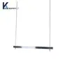 Estante de Exhibición para Tienda de Ropa Montado en Pared Acero Inoxidable Cepillado Colgador Tubo Cuadrado Barra para Ropa Exhibición de Ropa para Mujer Estante Colgante de Techo
