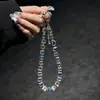 Cordão Curto para Celular Flash Diamond Contas de Cristal de Açúcar Corrente para Celular Moda Japonesa e Coreana Pequenos Enfeites Frescos para Pendurar no Pulso