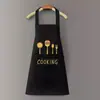 Avental à Prova de Óleo, Impermeável para Cozinha, Roupa de Trabalho para Catering Doméstico, Macacão de Cozinha Feminino, Roupa de Trabalho Sem Mangas Elegante para Casa