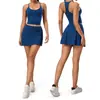 Conjunto Deportivo Transfronterizo con Sensación de Piel Desnuda con Cintura, Conjunto de Yoga Anti-Exposición para Mujer, Conjunto Ajustado para Correr al Aire Libre y Fitness 2013