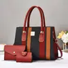 Set de Bolsas Texturizadas Otoño e Invierno 2025 Moda Nueva y Tendencia Bolso de Hombro Cruzado Madre e Hija Gran Capacidad Transfronterizo Bloque de Color Bolso de Mano
