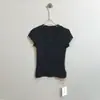 2026 Verão Novo Nicho Simples Cor Sólida Canelado Stretch Manga Curta Slim Fit Emagrecedor Top Camiseta para Mulheres