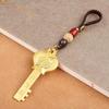 Cordão de chaveiro do zodíaco em latão dourado pingente de cobre puro criativo chaveiro de carro para homens e mulheres presente personalizado joia