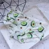 [80-120] 524 Seda de Hielo estampado lindo tiro bajo bolsa de ropa interior para mujer cadera con taladro ropa interior para mujer tiro bajo