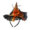 Accesorios de Fiesta de Disfraces del Festival de Fantasmas de Halloween Aro de Cabeza de Calabaza Araña Murciélago Calavera Sombrero de Bruja Aro para el Cabello Hebilla para la Cabeza