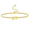 Amazon Carta de Amor Transfronteriza 26 Letras Estilo Nuevo Moderno, Suave, Elegante, Sencillo y Versátil Cadena Fina Joyería de Mano para Mujeres