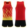 Ropa de atletismo para examen físico, estudiantes deportivos masculinos y femeninos, entrenamiento de competición de velocidad, ropa deportiva, traje de chaleco para correr maratón para niños