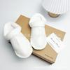 Capa de Algodão Peludo para Crocs Forro de Lã Quente de Inverno Removível Lavável Capa de Algodão Peludo Espessada