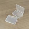 Caja de Almacenamiento de Plástico Transparente Caja para Papelería Ferretería Caja para Equipo de Pesca Caja para Empaque de Joyería Tarjetas de Identificación Caja de Almacenamiento Organizadora de Escritorio