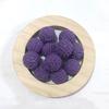 16mm,20mm comercio exterior color gancho de mano cuentas de lana bola de algodón bola tejida cuentas bola decorativa diy con cuentas a mano