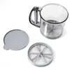 Tamiz de Harina de Mano Semi-Automático Colador Filtro Doméstico Gadget de Cocina Tamiz para Harina y Azúcar en Polvo