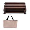 Estante plegable de metal de tres capas para acampar al aire libre, multifuncional, de escritorio, retráctil, de madera, venta directa de fábrica