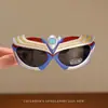 Nuevas Gafas de Sol de Una Pieza para Niños Ultraman Marco Grande Gafas de Sol de Dibujos Animados Gafas de Sol Kuromi Gafas de Sol para Niños