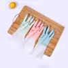 Luvas de Lavar Louça Impermeáveis Coloridas em Degradê para Casa, Espessadas, Antiderrapantes, Resistentes ao Desgaste, para Limpeza da Cozinha, Lavanderia e Uso Doméstico