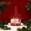 Nova Sacola de Presente de Natal Véspera de Natal Embalagem para Maçã de Presente Bolsa de Lembrança para Crianças Sacola para Biscoitos e Doces