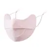 Mascarilla de protección solar de seda de hielo para verano, protección ocular, para montar al aire libre, mascarilla de moda, malla transpirable, mascarilla lavable