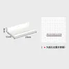 Accesorios para panel perforado ganchos decorativos estante de almacenamiento de agujero redondo organizador de escritorio de montaje en pared pegatinas magnéticas