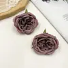 Flor Artificial Cabeça de Flor Austin, Flor Artificial Flor de Seda DIY Corsage Headdress Feito à Mão Flor Rosa Decoração de Vestido de Casamento