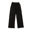 Pantalones drapeados de pierna ancha para mujer Primavera y Otoño Nuevo Pantalones de trapeador de cintura alta Pantalones casuales de punto Pantalones largos rectos sueltos adelgazantes
